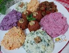 Türk Mezeleri Tabağı (2 Kişilik)